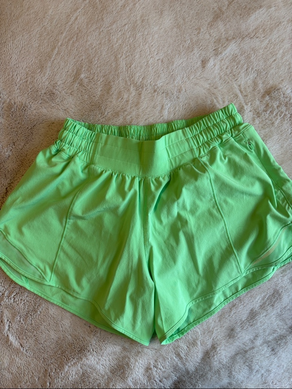 Lululemon Green Hotty Hot Shorts